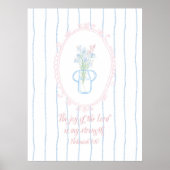 主の喜びは私の強い壁の芸術である ポスター (正面)