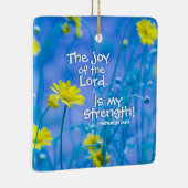 主の喜びは私の強い、クリスマス セラミックオーナメント (右)