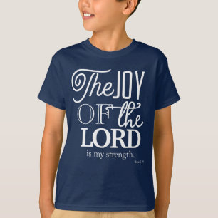 主の喜びは私の強いTシャツだ Tシャツ