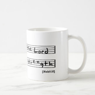 主の喜びは私の強さです コーヒーマグカップ