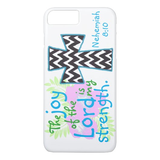 主の喜びは私の強さの聖書の詩です Case-Mate iPhoneケース (裏面)