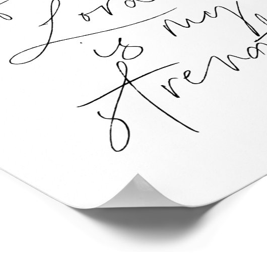 主の喜びは私の強み台本 ポスター (角)