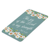 主の喜び私の強みキリスト教の聖句 マグネット (左側)