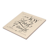 主の喜び – ネヘミヤ8:10 タイル (側面)