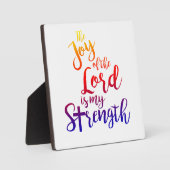 主の喜び フォトプラーク (正面)