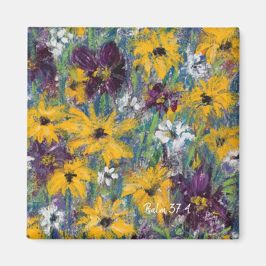 主の喜び – フローラ磁石 マグネット (正面)