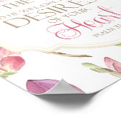 主の喜び、水の色のフローラポスター ポスター (角)