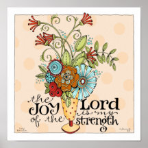 主の喜び – 12 x 12アートプリント