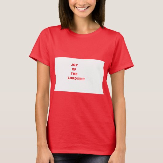 主の喜び!!!!!!! Tシャツ (正面)
