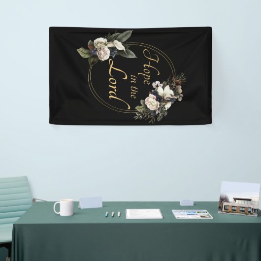 主の女性のキリスト教の希望感動的は 横断幕 (トレードショー)