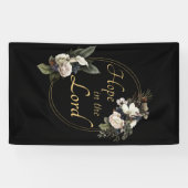 主の女性のキリスト教の希望感動的は 横断幕 (横)