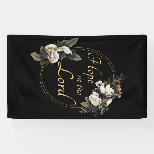 主の女性のキリスト教の希望感動的は 横断幕 (横)