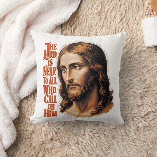 主の存在:イエスは呼びかけたすべての人に反応する クッション (ブランケット)