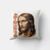 主の存在:イエスは呼びかけたすべての人に反応する クッション (裏面)