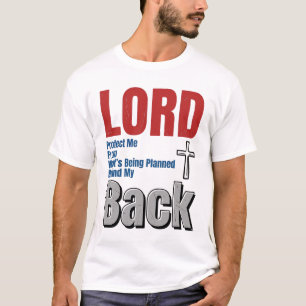 主の守りによるクリスチャン信仰Tシャツデザイン_1 Tシャツ