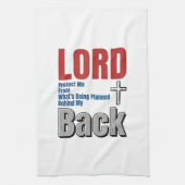 主の守り 信仰Tシャツデザイン_1 キッチンタオル (縦)