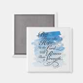 主の希望 – イザヤ40 マグネット (正面/裏面)