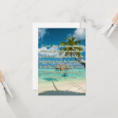 主の平らなグリーティングカードへの毎日の祈りの言葉 カード (正面/裏面インサイチュ)