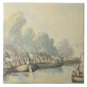 主の後の6月20日のサウサンプトンの乗船 タイル (正面)