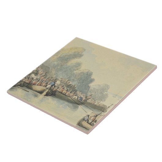 主の後の6月20日のサウサンプトンの乗船 タイル (側面)