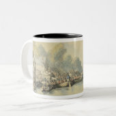 主の後の6月20日のサウサンプトンの乗船 ツートーンマグカップ (正面左)