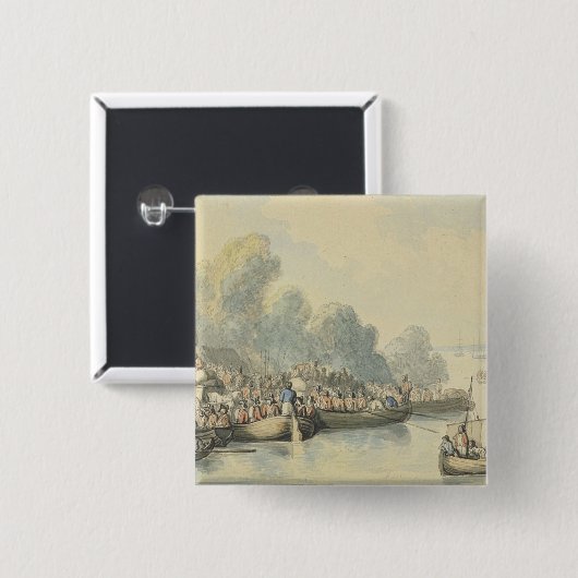 主の後の6月20日のサウサンプトンの乗船 缶バッジ (正面&裏面)