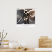 主の御使い。 ポスター (キッチン)