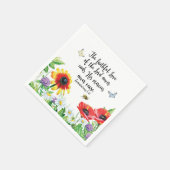 主の忠実な愛は終わらない スタンダードカクテルナプキン (角)