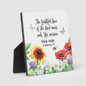 主の忠実な愛は終わらない フォトプラーク (正面)