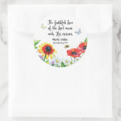 主の忠実な愛は終わらない ラウンドシール (バッグ)