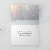 主の持つ世界への喜びクリスマス来。 シーズンカード (内部)