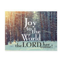 主の持つ世界への喜びクリスマス来。