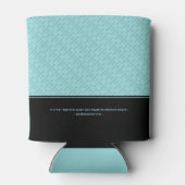 主の教会のビジネスパーソナライズされたアクアを敬う 缶クーラー (裏面)