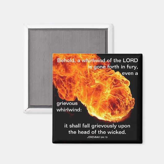 主の旋風 – 磁石 (正面/裏面)