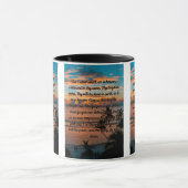 主の日々の祈りの言葉二音マグカップ マグカップ (中央)