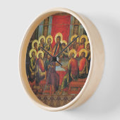 主の晩餐の24時 壁時計 (傾斜)