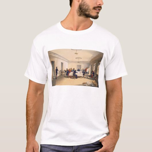 主の本社のRaglanインテリア、プレートのための Tシャツ (正面)