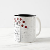 主の来キリストを崇拝しよう、クリスマス ツートーンマグカップ (正面右)