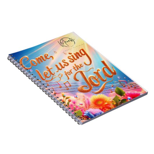 主の来ノートで歌おう ノートブック (右側)