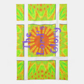 主の栄光のインスパイア文字 キッチンタオル (縦)