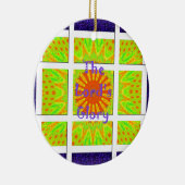 主の栄光のパターン図文字デザイン オーナメント (右)