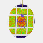 主の栄光のパターン図文字デザイン オーナメント (右)