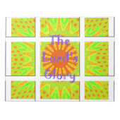 主の栄光の幾何学:よくはしゃぐクリエイティブ ノートパッド (正面)