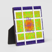 主の栄光の幾何学：よくはしゃぐクリエイティブ フォトプラーク (正面)