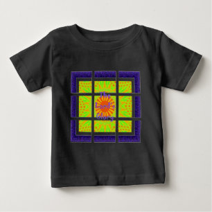主の栄光の幾何学:よくはしゃぐクリエイティブ ベビーTシャツ