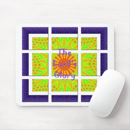 主の栄光の幾何学:よくはしゃぐクリエイティブ マウスパッド (マウス)