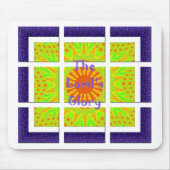 主の栄光の幾何学:よくはしゃぐクリエイティブ マウスパッド (正面)