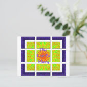 主の栄光:美しくて驚くべきカラフルな芸術 ポストカード (スタンド正面)