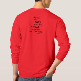 主の男の長袖を求める Tシャツ