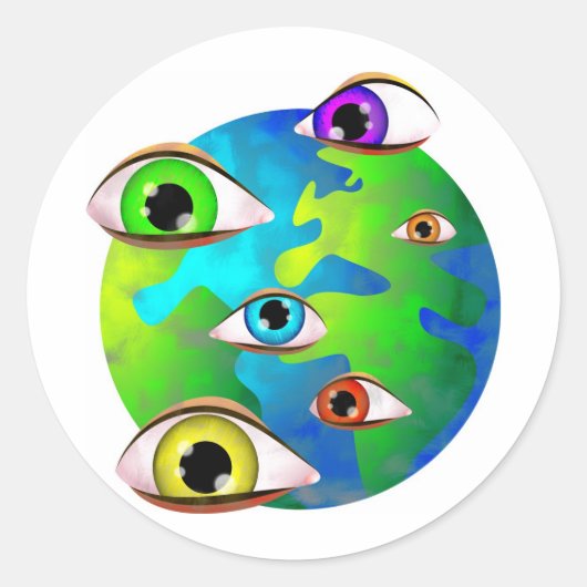 主の目 ラウンドシール (正面)